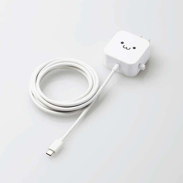 AC充電器(2.4A/Cケーブル一体型/2.5ｍ） - MPA-ACC21WF