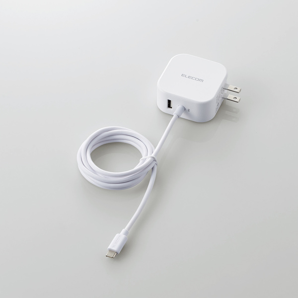 USB PD準拠 USB AC充電器 (USB PD18W+12W/Type-C一体型+A1) - MPA-ACCP08WH