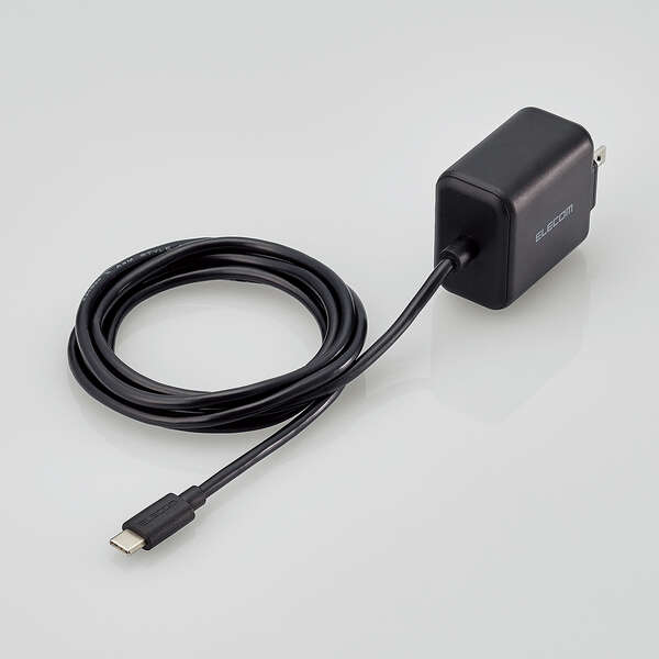 USB Power Delivery20W AC充電器(Cケーブル一体型/1.5m) - MPA-ACCP16BK