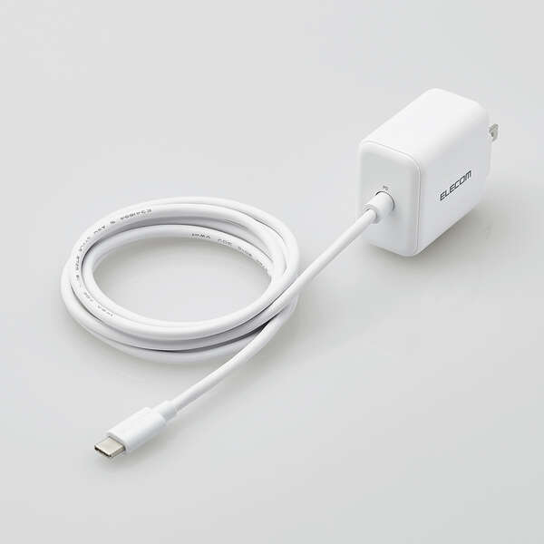 USB Power Delivery20W AC充電器(Cケーブル一体型/1.5m) - MPA-ACCP16WH