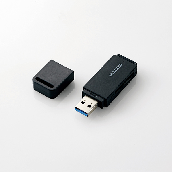 USB3.0対応メモリカードリーダ(スティックタイプ) - MR3-D011BK