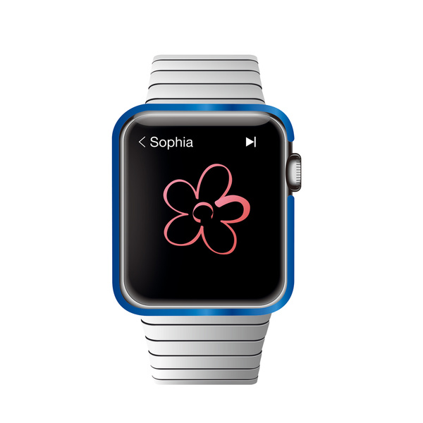 AppleWatch38mm用ハードバンパー - P-AW38PVBBU