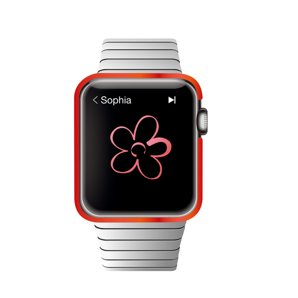 AppleWatch38mm用ハードバンパー - P-AW38PVBRD