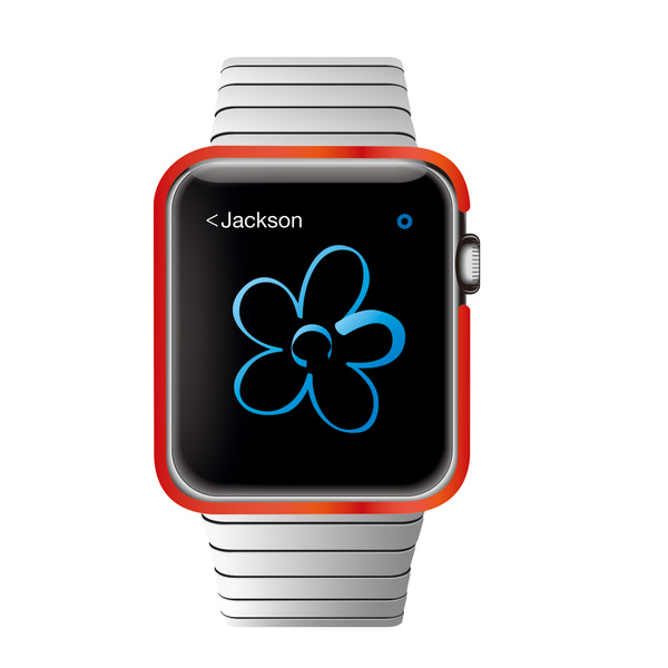 AppleWatch42mm用ハードバンパー - P-AW42PVBRD