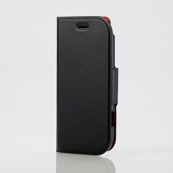 らくらくスマホ4用ソフトレザーカバー/薄型/磁石付 - PD-F04JPLFUMBK らくらくスマホ4用ソフトレザーカバー/薄型/磁石付 - PD-F04JPLFUMBK