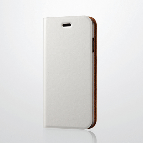 iPhone 6用ソフトレザーカバー（薄型） - PM-A14PLFUWH