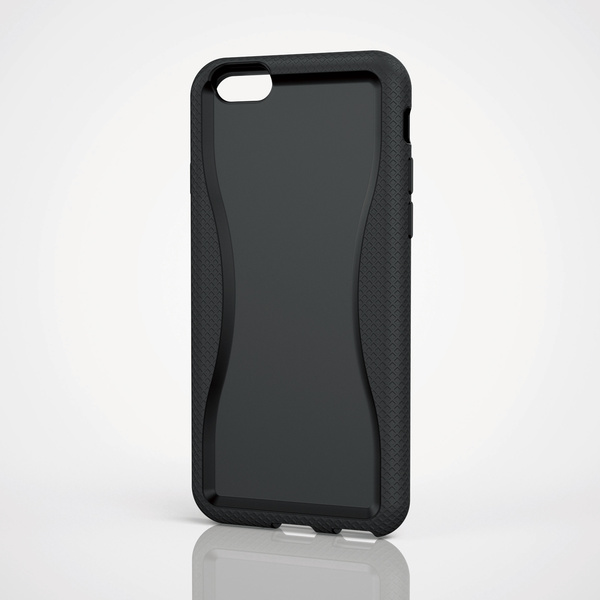 Iphone 6s 6用シリコンケース グリップ Pm A15scrbk Iphone 6s 6用シリコンケース グリップ Pm A15scrbk