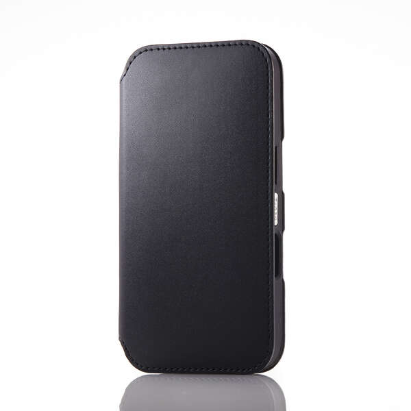 iPhone 16 NEUTZ ソフトレザーケース 磁石付 - PM-A24APLFY2BK