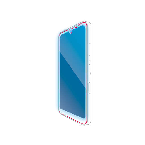 AQUOS wish ガラスライクフィルム 薄型 ブルーライトカット - PM-S212FLGLBL