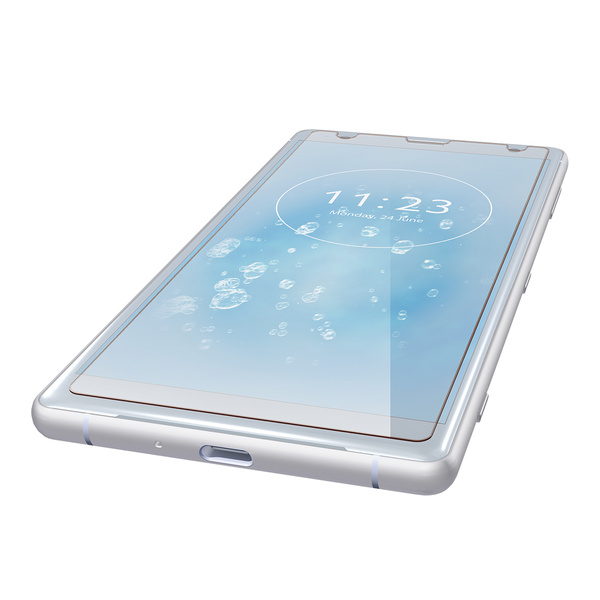 Xperia (TM) XZ2用フィルム/防指紋/光沢 - PM-XZ2FLFG