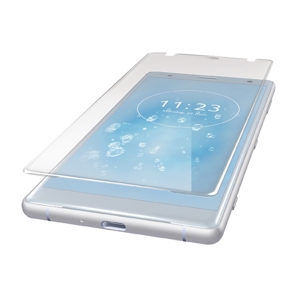 Xperia Xz2用フルカバーフィルム 衝撃吸収 反射防止 透明 防指紋 Pm Xz2flfprn