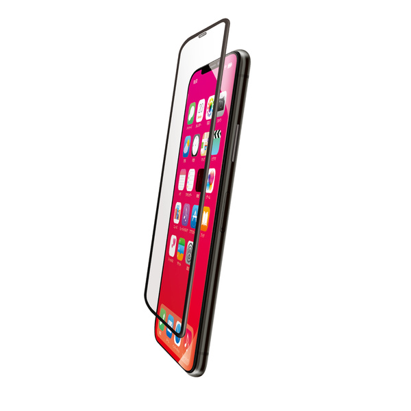iPhone 11用フルカバーガラスフィルム/3次強化 - PMCA19CFLGTRBK