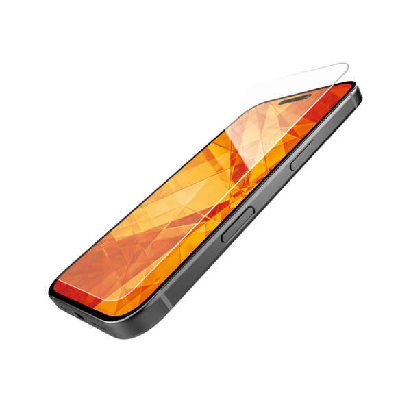 iPhone 16 Pro ガラスフィルム ダイヤモンドコート 高透明 - PMCA24CFLGDC