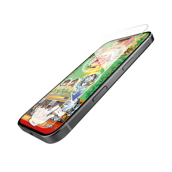 iPhone 16 Pro ガラスフィルム ゲーミング 高透明 - PMCA24CFLGGE