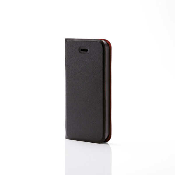 iPhone SE/5s/5用 薄型ソフトレザーカバー - PS-A12PLFUBKN