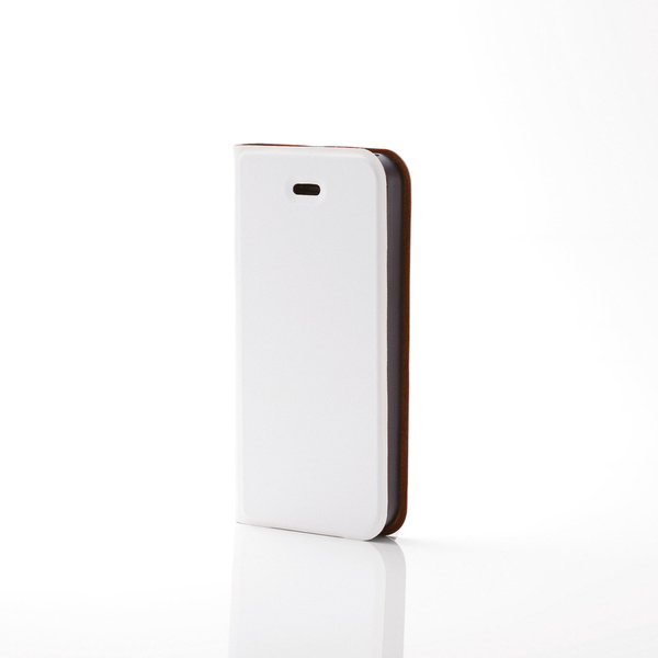 iPhone SE/5s/5用 薄型ソフトレザーカバー - PS-A12PLFUWHN