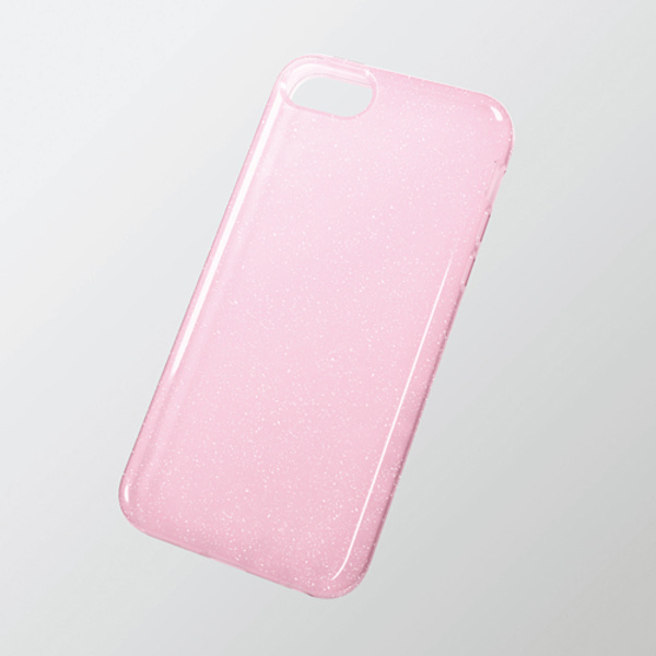 iPhone 5c用ソフトケース/ラメライトピンク - PS-A13UCBPNL