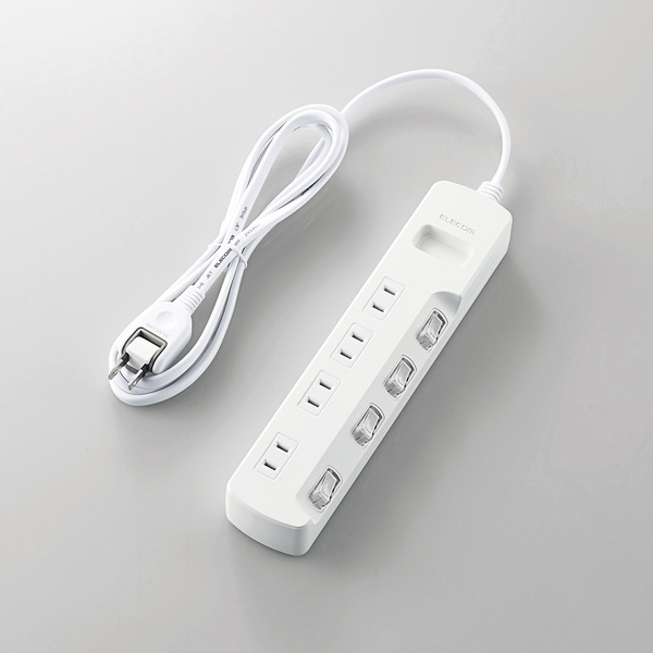 ほこり防止シャッター付 省エネタップ - T-E6A-2420WH ほこり防止シャッター付 省エネタップ - T-E6A-2420WH