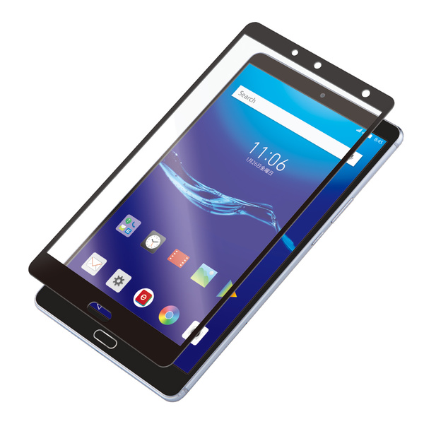 Mediapad M5用フルカバーフィルム 光沢 防指紋 Tb Hwm58aflfgrb
