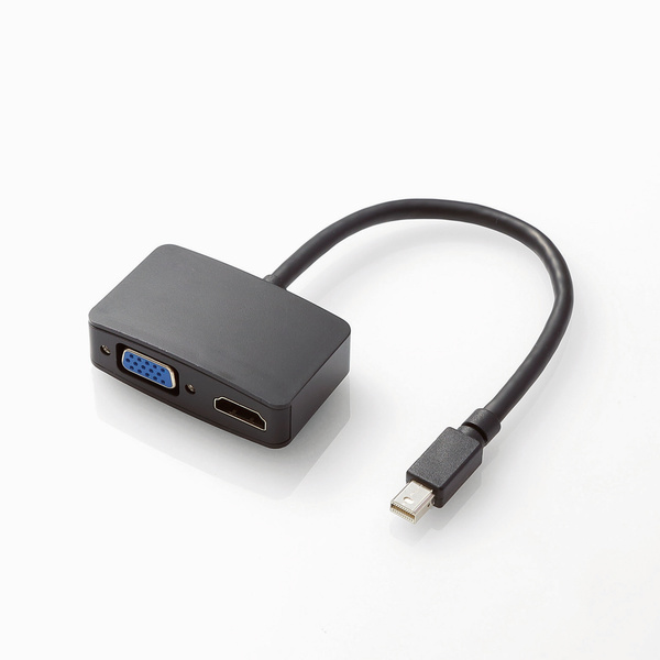 MiniDisplayPort-HDMI/VGA変換アダプタ - TB-MDPHDVGABK