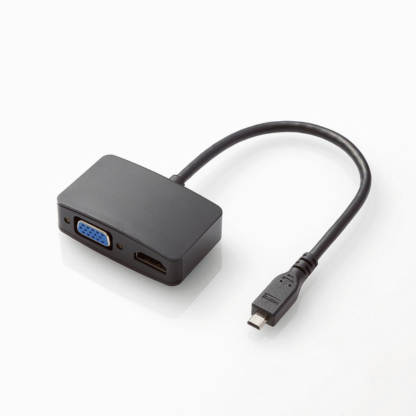 micro HDMI-HDMI/VGA変換アダプタ - TB-MHDHDVGABK
