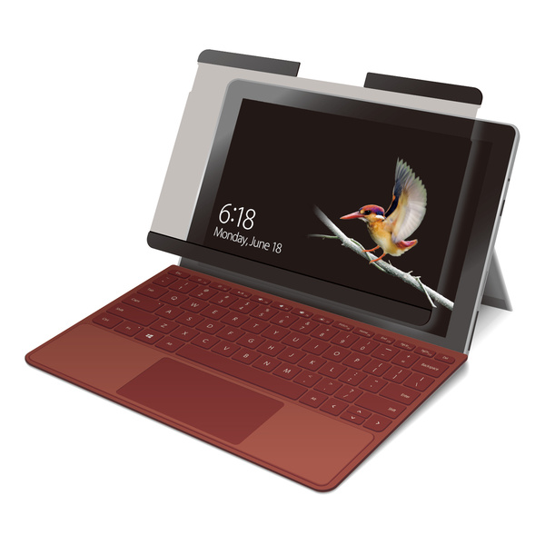 Surface Go用のぞき見防止フィルタ/着脱式/180度