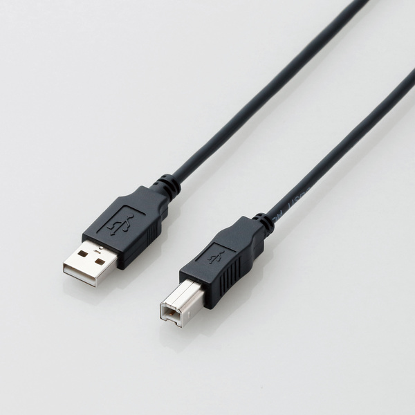 10個セット エレコム USB2.0ケーブル U2C-BN20BKX10-