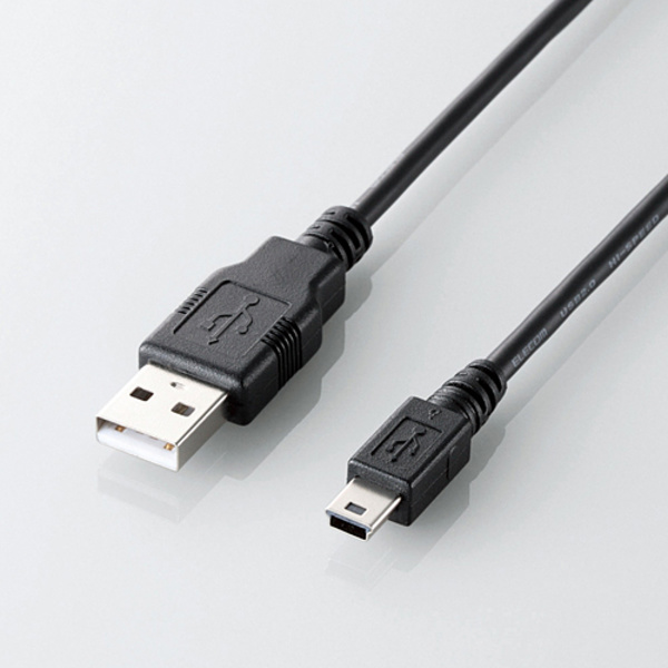 USB2.0ケーブル(A－mini-Bタイプ) - U2C-GMM30BK