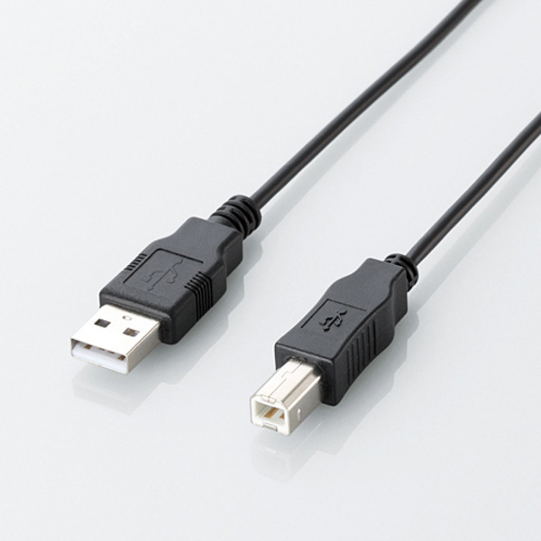 10個セット エレコム エコUSB2.0ケーブル A-Bタイプ U2C-JB15BKX10