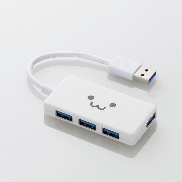4ポートUSB3.0ハブ(コンパクトタイプ)