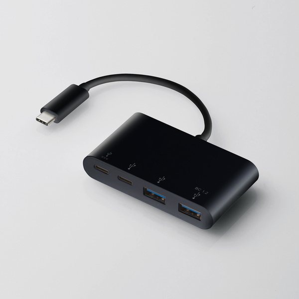 エレコムUSB Power Delivery対応USBハブ/USB-C/A各2口