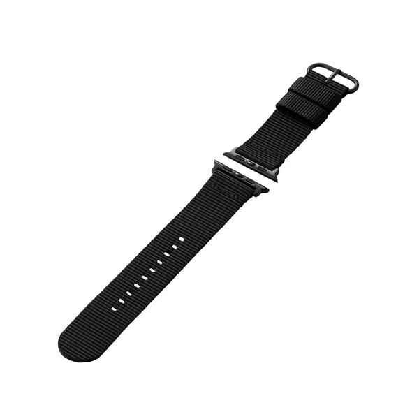 アップル ウォッチ44／42ミリ用ファブリックバンド - AW-44BDNATBK
