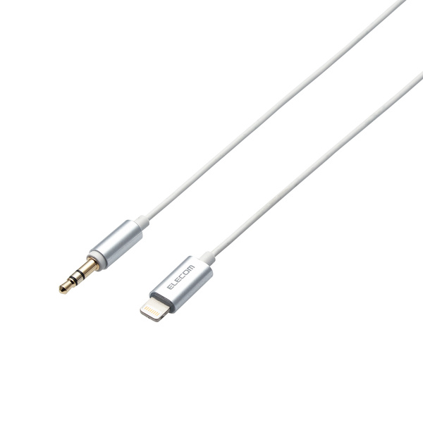 Lightning-φ3.5変換AUXケーブル（ストレート-ストレート） - AX