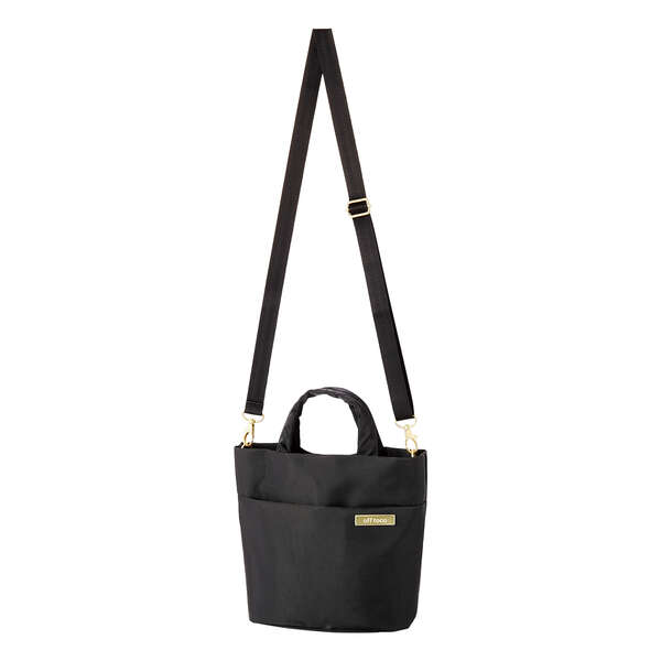 ブラック トートバッグ Refined Leather トートバッグ （トートバッグ）｜tk.TAKEO