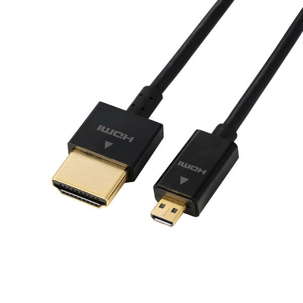 ハイスピードHDMI(R)ケーブル(Type-A - Type-D/スーパースリム) - CAC