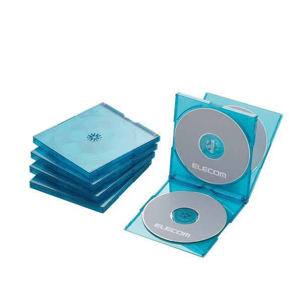 Blu-ray/DVD/CDケース（標準/PS/4枚収納） - CCD-JSCNQ5CBU