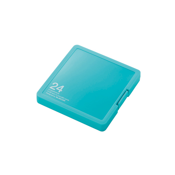 SD/microSDカードケース（プラスチックタイプ） - CMC-SDCPP24BU