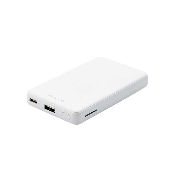 5000mAh 12W モバイルバッテリー（A＋C（入力のみ）） DE-C26-5000WH