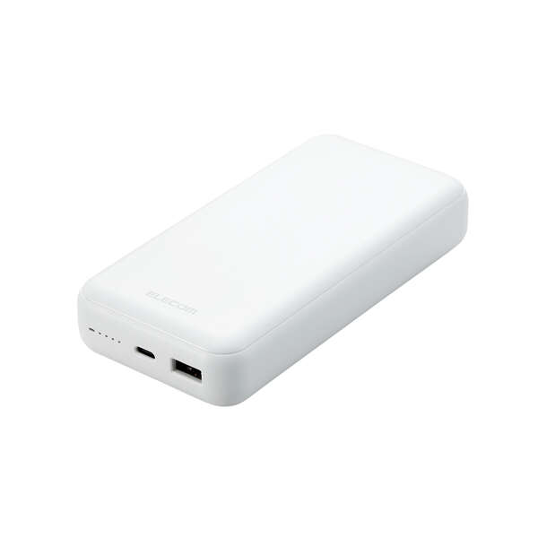 【新品】FANSDREAMS モバイルバッテリー 20000mAh ホワイト 20000mAh C+A 20W モバイルバッテリー - DE-C34-20000WH