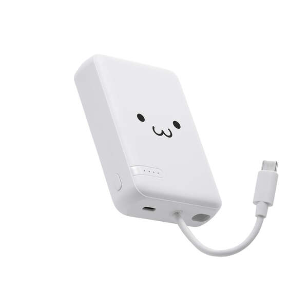 USB Type-C(TM)ケーブル一体モバイルバッテリー(10000mAh/20W) - DE