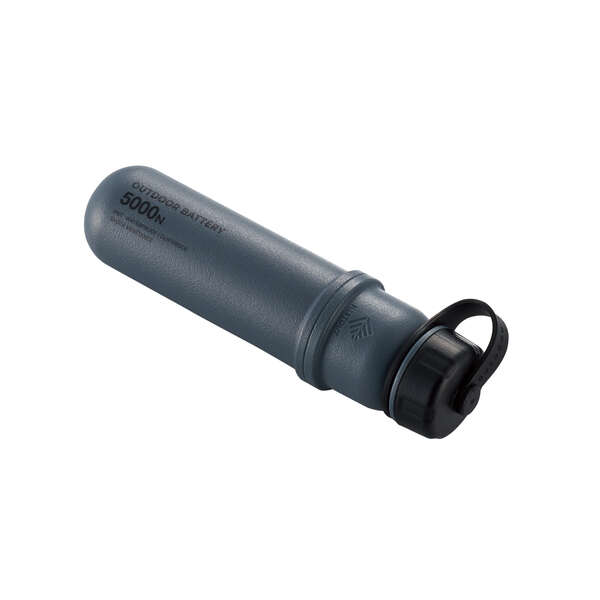 NESTOUT モバイルバッテリー(5000mAh/3A/C×1＋A×1) - DE-NEST-5000GY