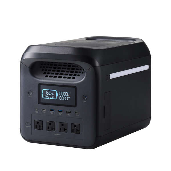 ELECOM ポータブル電源 200P DE-PS1200PEBK_01k.jpg
