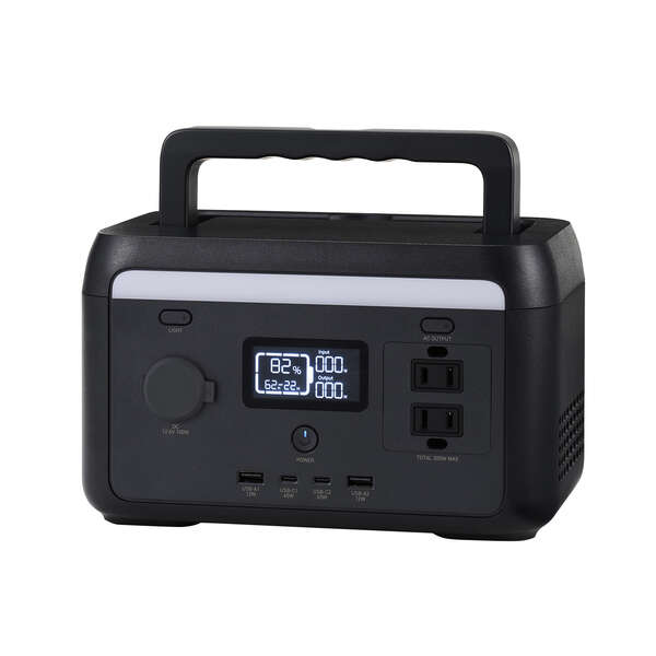 ELECOM ポータブル電源ステーション 200P【新品】12/2まで値下げ！ DE-PS200PEBK_01k.jpg