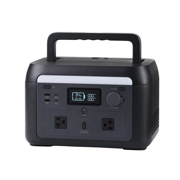 ポータブル電源 500P (容量 512Wh / AC出力 600W) - DE-PS500PEBK