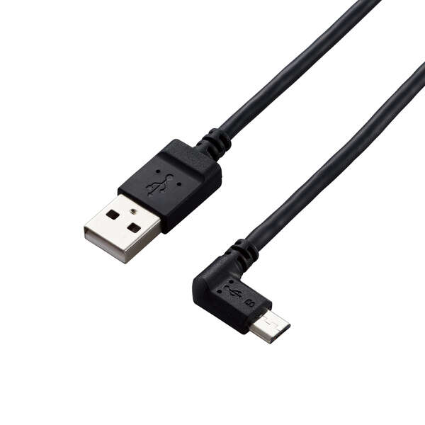 カメラ接続用L字USBケーブル(micro-Bタイプ) - DGW-AMBL20BK