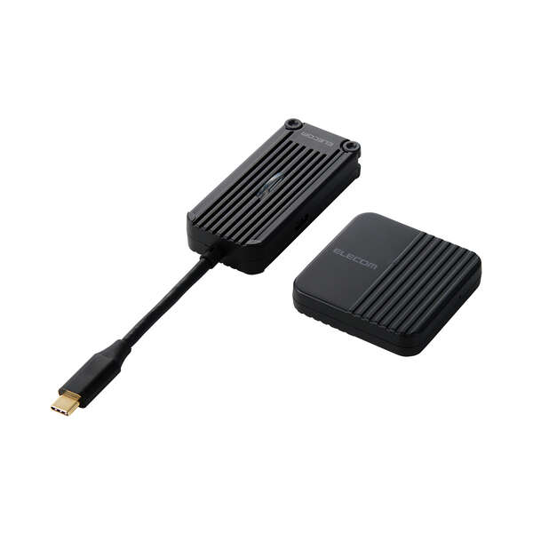 エレコム ワイヤレス HDMI 送受信機セット DH-CW4K110EBK ワイヤレスHDMI送受信機（1対1） - DH-CW4K110EBK