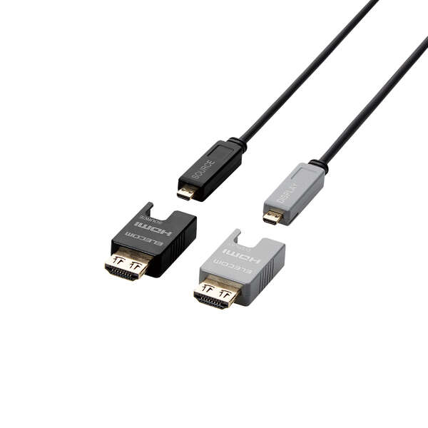 販売価格の低下 エレコム HDMI ケーブル 70m 4K アクティブオプティカル AOC DH-HDLOB70BK AVケーブル  ENTEIDRICOCAMPANO