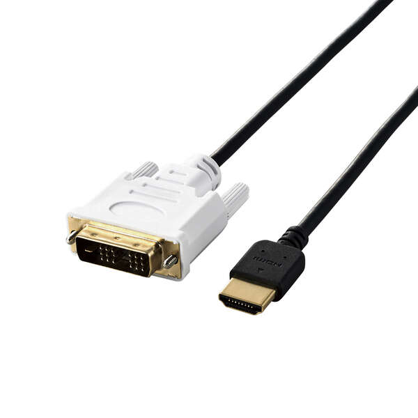 HDMI-DVI変換ケーブル（スリム） - DH-HTDS15BK