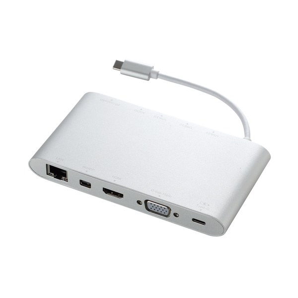 USB Type-C接続ドッキングステーション(USB PD対応) - DST-C01SV