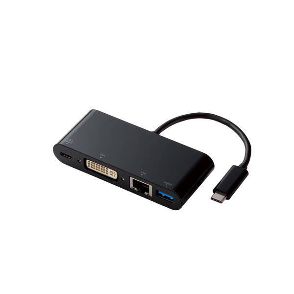 USB Type-C接続ドッキングステーション(PD対応) - DST-C04BK